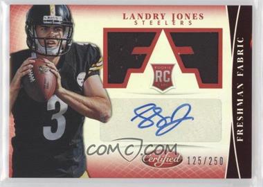 2013 Panini Certified - [Base] - Mirror Red Signatures #320 - Freshman Fabric - Landry Jones /250