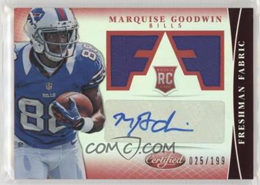 2013 Panini Certified - [Base] - Mirror Red Signatures #325 - Freshman Fabric - Marquise Goodwin /199