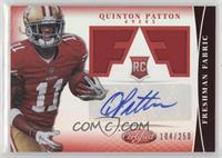 Freshman Fabric - Quinton Patton [EX to NM] #/250