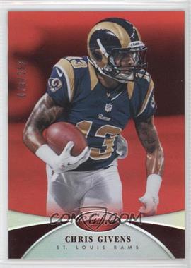 2013 Panini Certified - [Base] - Mirror Red #147 - Chris Givens /250