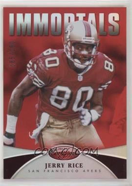 2013 Panini Certified - [Base] - Mirror Red #176 - Immortals - Jerry Rice /250