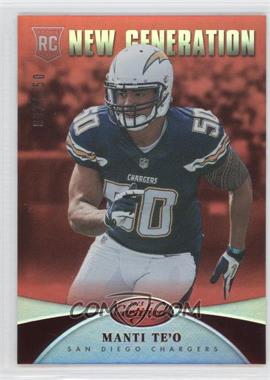 2013 Panini Certified - [Base] - Mirror Red #259 - New Generation - Manti Te'o /250