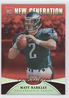 New Generation - Matt Barkley #/250