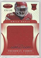 Freshman Fabric - Knile Davis #/149