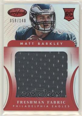 2013 Panini Certified - [Base] - Mirror Red #326 - Freshman Fabric - Matt Barkley /149