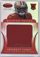 Freshman Fabric - Quinton Patton #/149