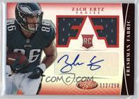 Freshman Fabric Signatures - Zach Ertz #/250