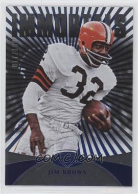 2013 Panini Certified - [Base] - Platinum Blue #178 - Immortals - Jim Brown /100