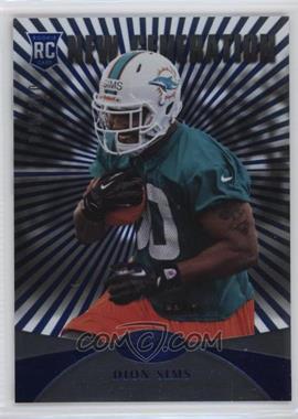 2013 Panini Certified - [Base] - Platinum Blue #228 - New Generation - Dion Sims /100