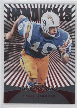 2013 Panini Certified - [Base] - Platinum Red #186 - Immortals - Lance Alworth