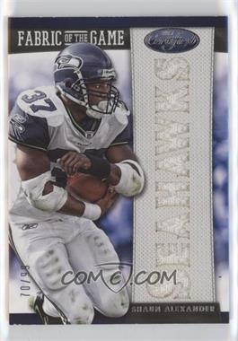 2013 Panini Certified - Fabric of the Game Jersey Team Die-Cut #8 - Shaun Alexander /99