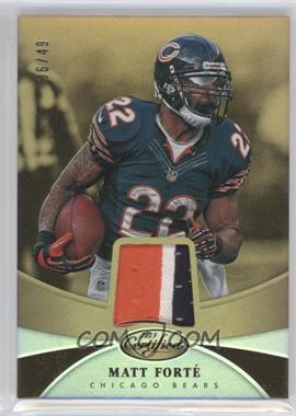 2013 Panini Certified - Materials - Mirror Gold #64 - Matt Forte /49