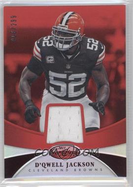 2013 Panini Certified - Materials - Mirror Red #24 - D'Qwell Jackson /299