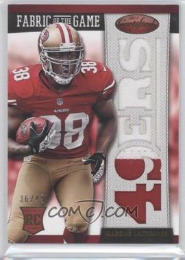 2013 Panini Certified - Rookie Fabric of the Game Jersey Team Die-Cut - Prime #22 - Marcus Lattimore /49