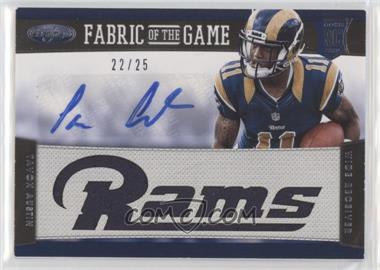 2013 Panini Certified - Rookie Fabric of the Game Jersey Team Die-Cut - Signatures #34 - Tavon Austin /25