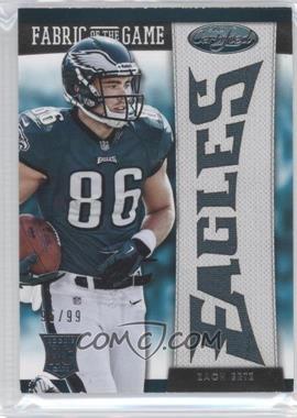 2013 Panini Certified - Rookie Fabric of the Game Jersey Team Die-Cut #40 - Zach Ertz /99