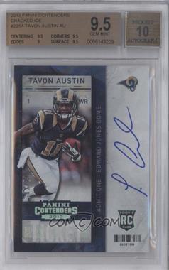 2013 Panini Contenders - [Base] - Cracked Ice #235 - Tavon Austin /21 [BGS 9.5 GEM MINT]