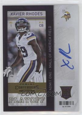 2013 Panini Contenders - [Base] - Playoff Ticket #190 - Xavier Rhodes /99