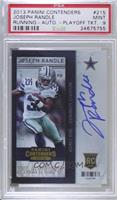 Joseph Randle [PSA 9 MINT] #/99