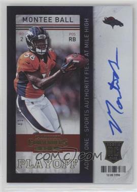 2013 Panini Contenders - [Base] - Playoff Ticket #229 - Montee Ball /99