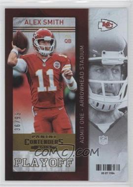 2013 Panini Contenders - [Base] - Playoff Ticket #30 - Alex Smith /99