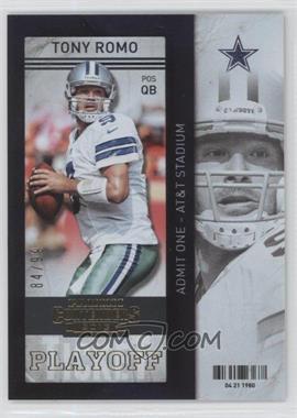 2013 Panini Contenders - [Base] - Playoff Ticket #36 - Tony Romo /99