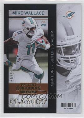 2013 Panini Contenders - [Base] - Playoff Ticket #41 - Mike Wallace /99