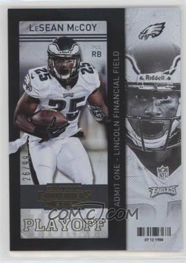 2013 Panini Contenders - [Base] - Playoff Ticket #45 - LeSean McCoy /99