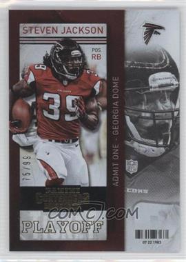 2013 Panini Contenders - [Base] - Playoff Ticket #48 - Steven Jackson /99