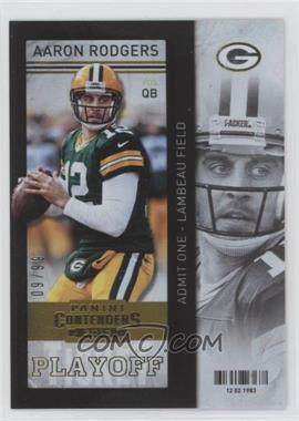 2013 Panini Contenders - [Base] - Playoff Ticket #61 - Aaron Rodgers /99