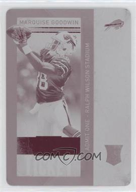 2013 Panini Contenders - [Base] - Printing Plate Magenta #225 - Marquise Goodwin /1