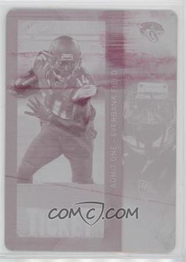 2013 Panini Contenders - [Base] - Printing Plate Magenta #53 - Justin Blackmon /1