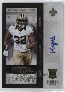 2013 Panini Contenders - [Base] - Short Print Rookies Playoff Ticket #153 - Kenny Vaccaro /99