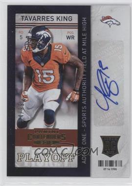 2013 Panini Contenders - [Base] - Short Print Rookies Playoff Ticket #185 - Tavarres King /99