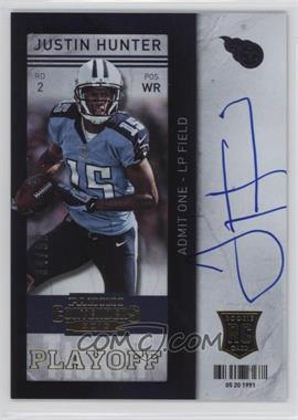 2013 Panini Contenders - [Base] - Short Print Rookies Playoff Ticket #216 - Justin Hunter /99