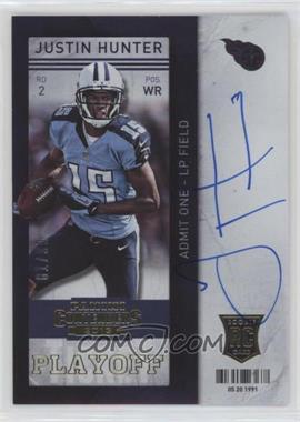 2013 Panini Contenders - [Base] - Short Print Rookies Playoff Ticket #216 - Justin Hunter /99