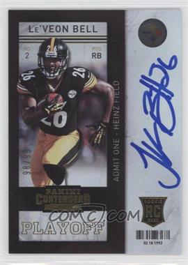 2013 Panini Contenders - [Base] - Short Print Rookies Playoff Ticket #221 - Le'Veon Bell /99 [Noted]