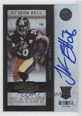 2013 Panini Contenders - [Base] - Short Print Rookies Playoff Ticket #221 - Le'Veon Bell /99 [Noted]