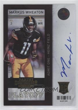 2013 Panini Contenders - [Base] - Short Print Rookies Playoff Ticket #224 - Markus Wheaton /99