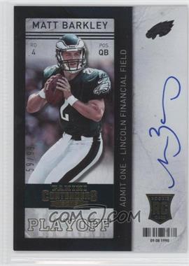 2013 Panini Contenders - [Base] - Short Print Rookies Playoff Ticket #226 - Matt Barkley /99