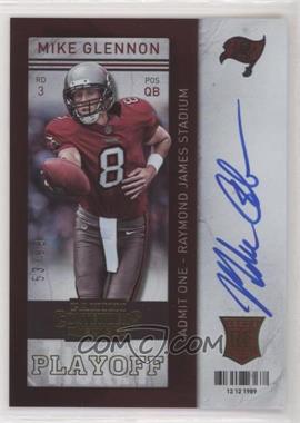 2013 Panini Contenders - [Base] - Short Print Rookies Playoff Ticket #228 - Mike Glennon /99