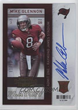 2013 Panini Contenders - [Base] - Short Print Rookies Playoff Ticket #228 - Mike Glennon /99