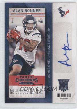 2013 Panini Contenders - [Base] - Short Print Rookies #103 - Alan Bonner