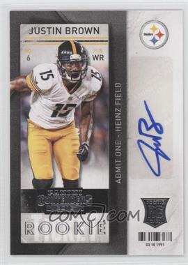 2013 Panini Contenders - [Base] - Short Print Rookies #150 - Justin Brown