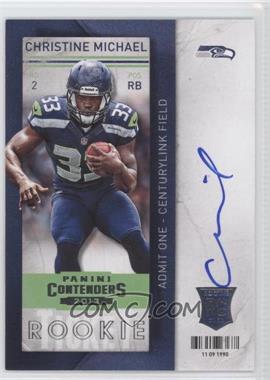 2013 Panini Contenders - [Base] - Short Print Rookies #203 - Christine Michael