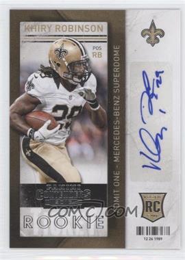 2013 Panini Contenders - [Base] #154 - Khiry Robinson