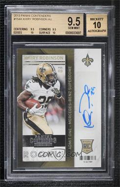 2013 Panini Contenders - [Base] #154 - Khiry Robinson [BGS 9.5 GEM MINT]