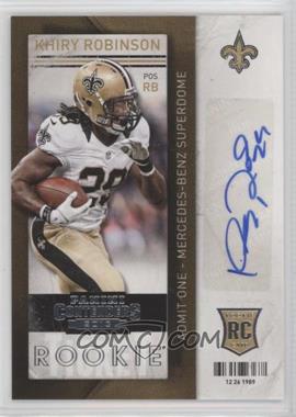 2013 Panini Contenders - [Base] #154 - Khiry Robinson