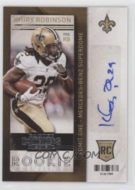 2013 Panini Contenders - [Base] #154 - Khiry Robinson