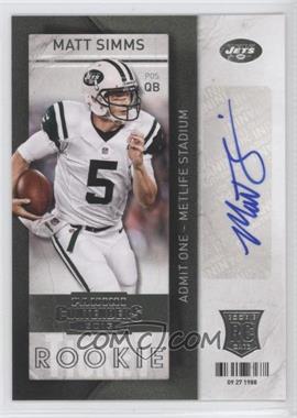 2013 Panini Contenders - [Base] #167 - Matt Simms